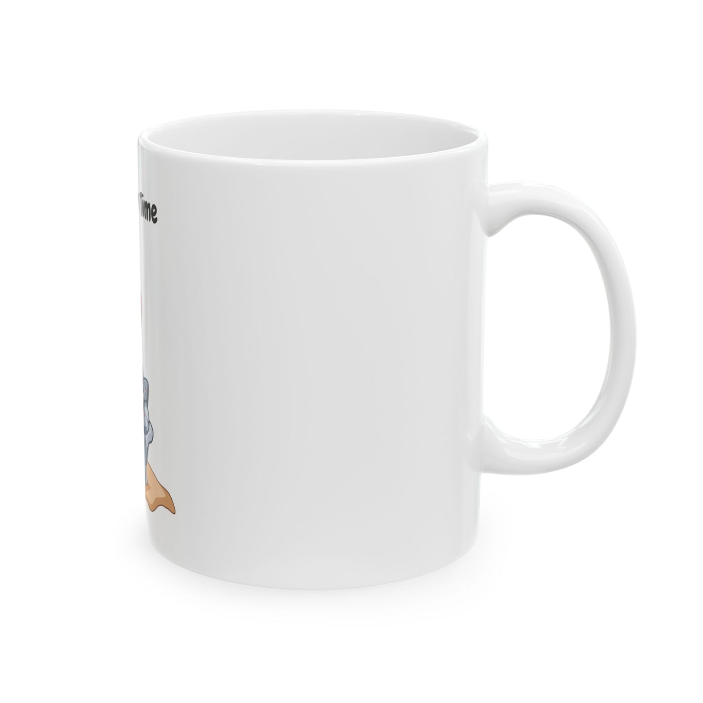 MTO: Meow Time Off Ceramic Mug, (11oz, 15oz)